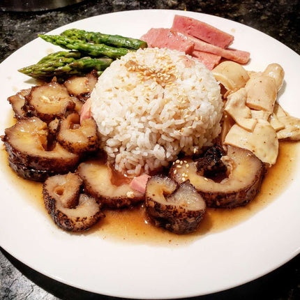 花胶海参鲍鱼汁盖饭