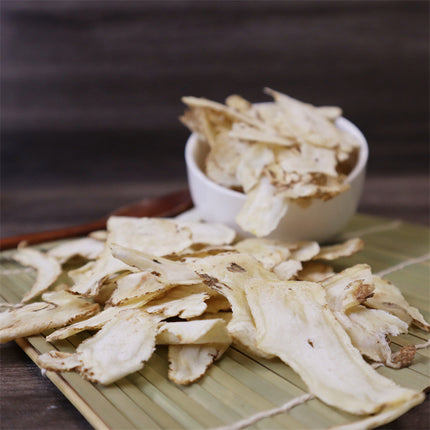 Sliced Angelica Root, Chinese Medicinal Herb, Replenishes Blood, Regulates Menstruation and Relieves Pain