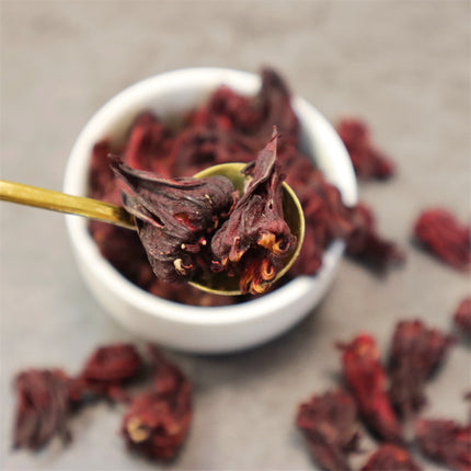 Hibisco (Flor de Jamaica) para infusión: limpia los vasos sanguíneos, embellece la piel y ayuda a adelgazar. 56g