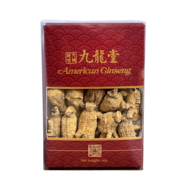 American Wisconsin Semi-Wild  7-8 Years Old Whole Root Ginseng 4oz