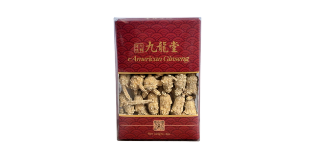 American Wisconsin Ginseng 10-Year-Old Semi-Wild Whole Root Ginseng 4oz