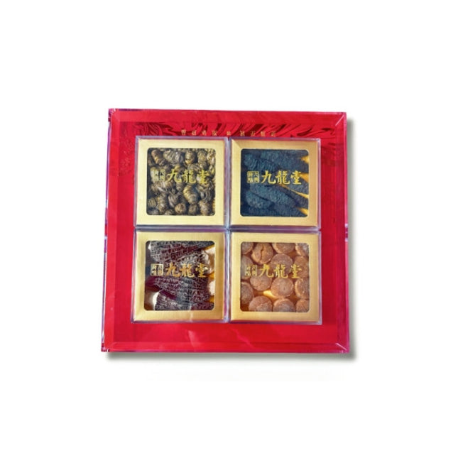 [Limited Edition Gift Box] Classic Scallop, Dendrobium, Sea Cucumber, and Morel Mushroom Medley Gift Box - A Perfect Gift