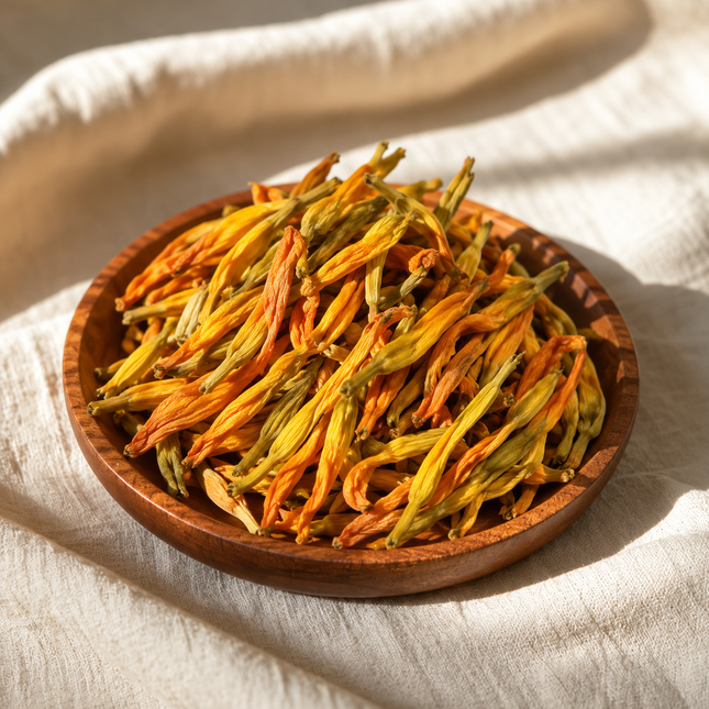 台湾黄花菜无熏硫 金针菜 干货煲汤食材