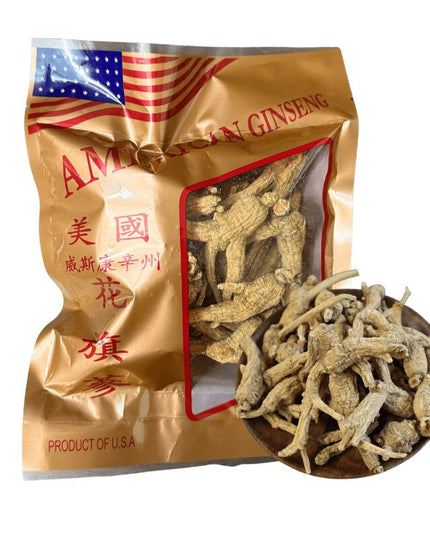 美国威斯康辛五年花旗参8oz 整枝回甘味浓