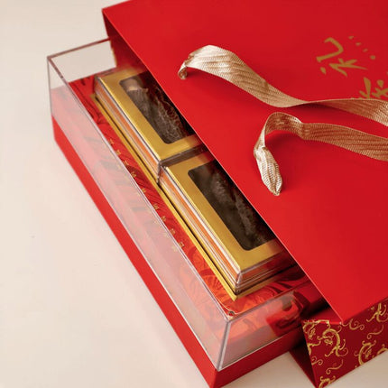 Premium Morels, Fish Maw, Dendrobium, Scallops Four-Delicacy Gift Box - Ideal for Gifting
