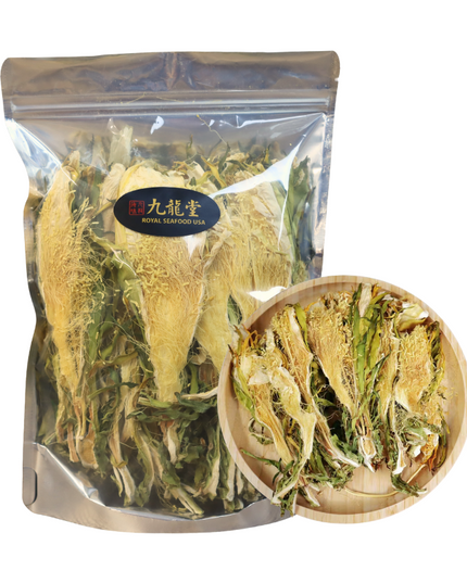 Dried Night-Blooming Cereus (Bawanghua) 8oz - Excellent for nourishing and lung-moistening soups
