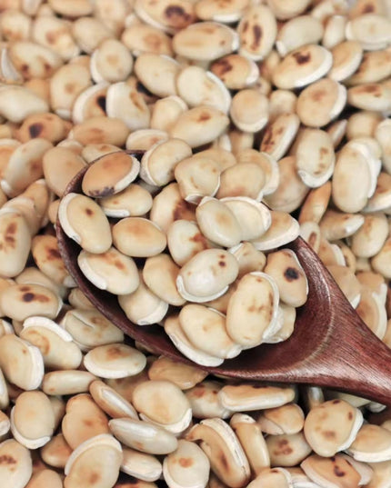 Stir-fried Hyacinth Beans 8oz - Spleen-strengthening Grains for Porridge, Soup, and Stew to Nourish the Stomach and Dispel Dampness