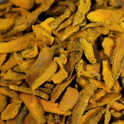 Dried Turmeric Slices 8oz Naturally Sun-Dried - Essential for Soups and Teas