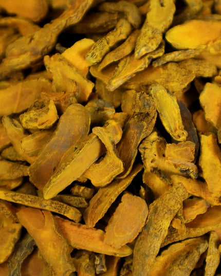 Rodajas de cúrcuma 227g secadas naturalmente, imprescindibles para sopas y tés