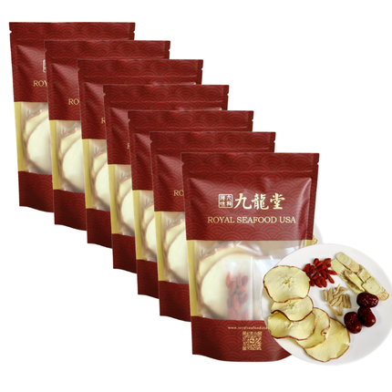 One sachet of Astragalus and Apple Vitality Tea: Replenishes energy, brightens skin, and promotes wellness