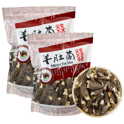 中号羊肚菌半磅 煲汤火锅必备好物 一袋装