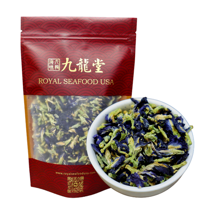 蝶豆花 2oz 天然花青素花草茶 奶茶烘焙原料