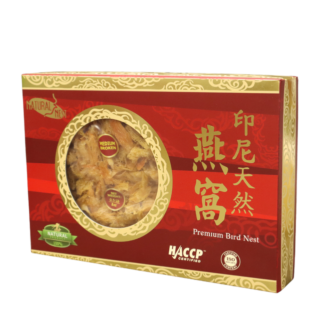 CHANDO Nido de Golondrina de Oro Natural de Indonesia, para Belleza y Nutrición, 227g