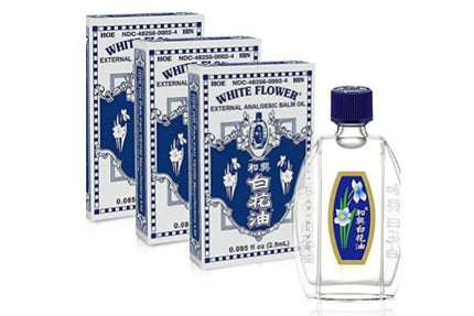 White Flower Oil, 3 bottles x 2.5ml