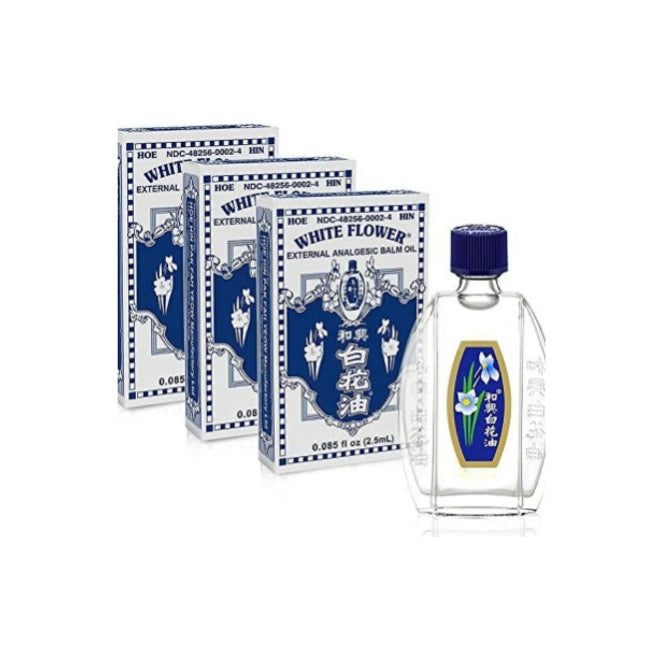 White Flower Oil, 3 bottles x 2.5ml