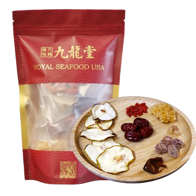 Premium Sweet White Fungus and Pear Soup Tea,2-3 Serving