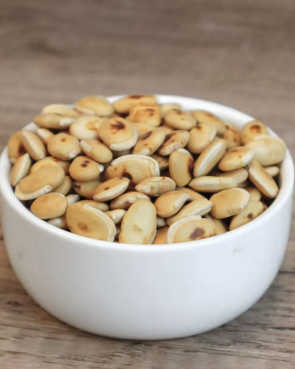 Stir-fried Hyacinth Beans 8oz - Spleen-strengthening Grains for Porridge, Soup, and Stew to Nourish the Stomach and Dispel Dampness