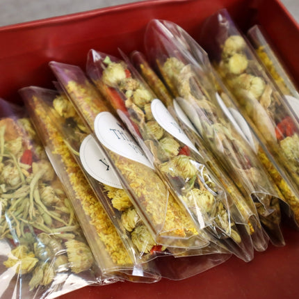 Té para el hígado, 5 porciones. Hígado con calor en primavera, para quienes se desvelan mucho.