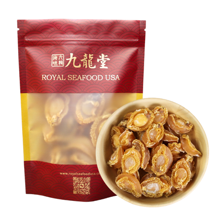 Dried Wild South American Abalone 38-45 Count, Sweet and Fresh