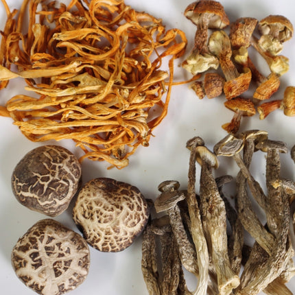 Sopa de setas variadas premium 70g Cordyceps, seta melena de león, hongo de sol, shiitake