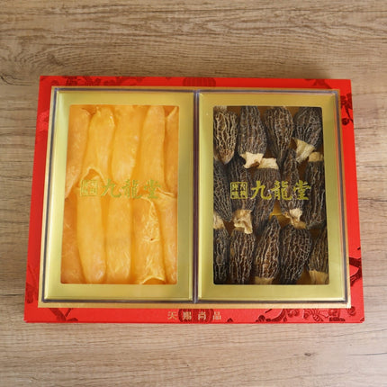 羊肚菌花胶双拼礼盒 参茸海味 1 盒