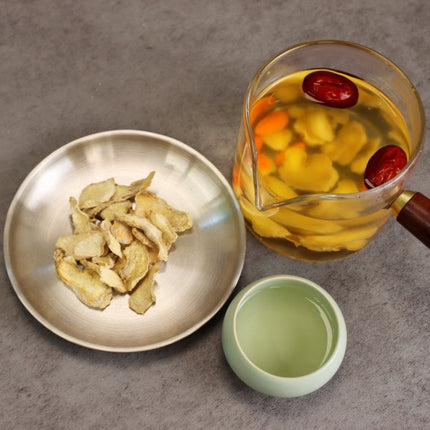 Dried Ginger Slices, Dried Ginger Tea, 8oz