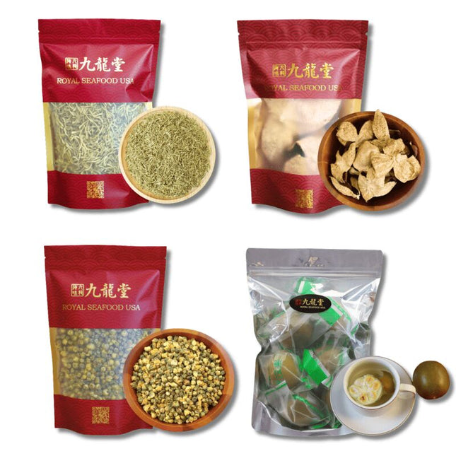 金银花陈皮胎菊罗汉果4包组合装 清润花草茶