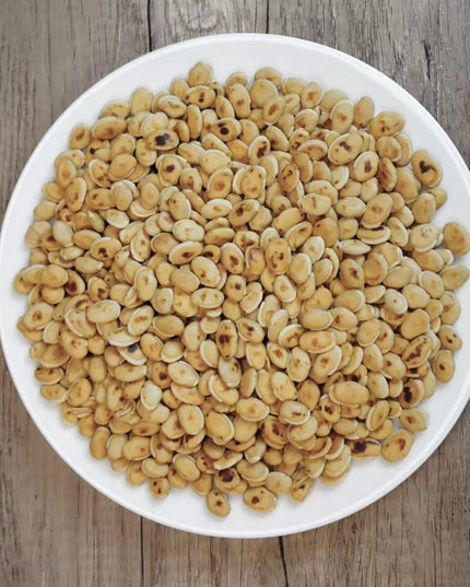 Stir-fried Hyacinth Beans 8oz - Spleen-strengthening Grains for Porridge, Soup, and Stew to Nourish the Stomach and Dispel Dampness