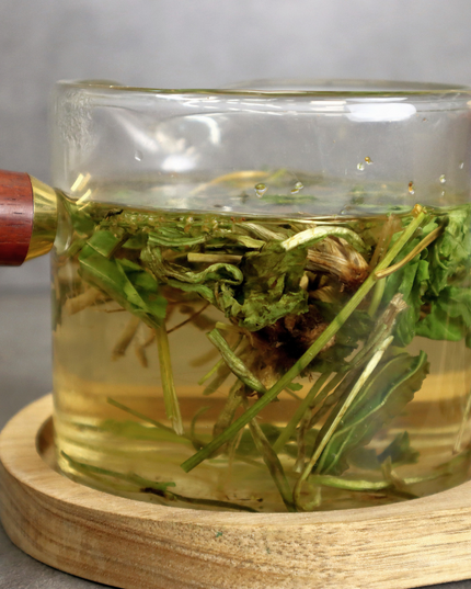 Té de hierbas de hoja de llantén 4oz