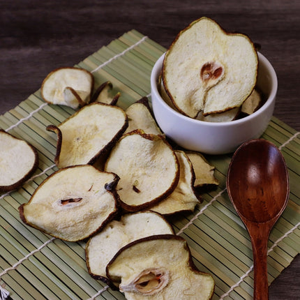 Rodajas de pera deshidratada de grado superior, aromáticas, puras, naturales, sin azufre, para eliminar el calor, desintoxicar, nutrir el yin y humedecer los pulmones.