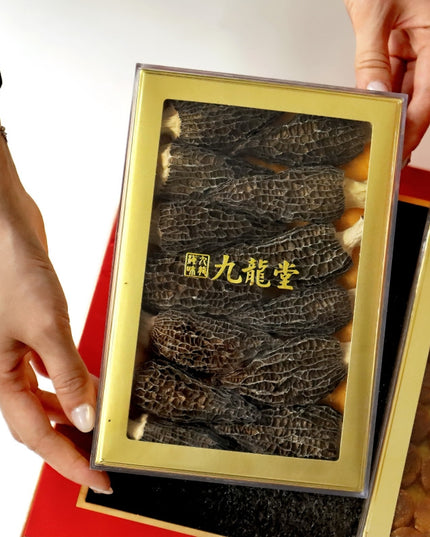 [Gift Box] Morel and Hokkaido Scallop Duo Gift Box - Ginseng, Deer Antler, Seafood 