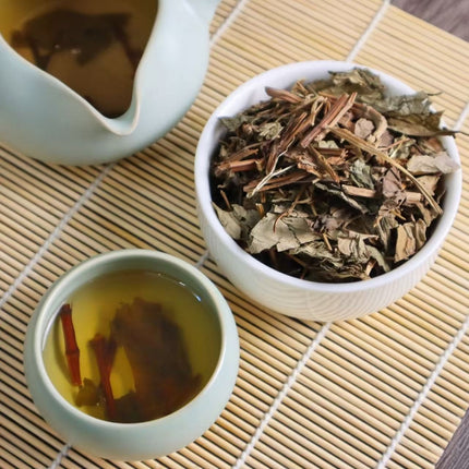 Dried Houttuynia Cordata 3oz - for tea, soup, and relief of sore throat and cough
