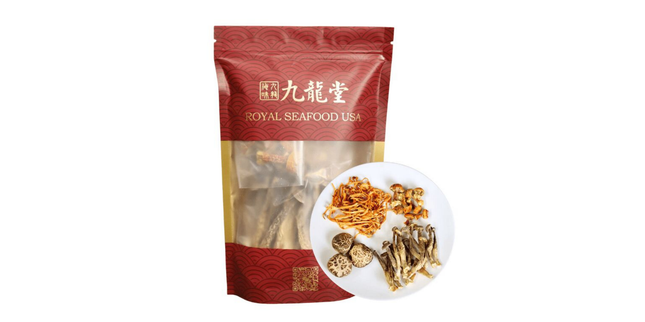 Four Mushroom Soup 70g: Cordyceps Flower, Deer Antler Mushroom, Brazilian Mushroom, Tea Flower Mushroom