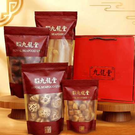 新春礼品滋补海味礼袋 红枣 花菇 干贝 鱼胶