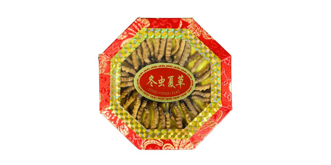 Wild Cordyceps Sinensis Gift Box, 2800 Count Specification, Approx.40 pieces/0.5oz box