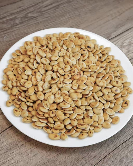 Stir-fried Hyacinth Beans 8oz - Spleen-strengthening Grains for Porridge, Soup, and Stew to Nourish the Stomach and Dispel Dampness