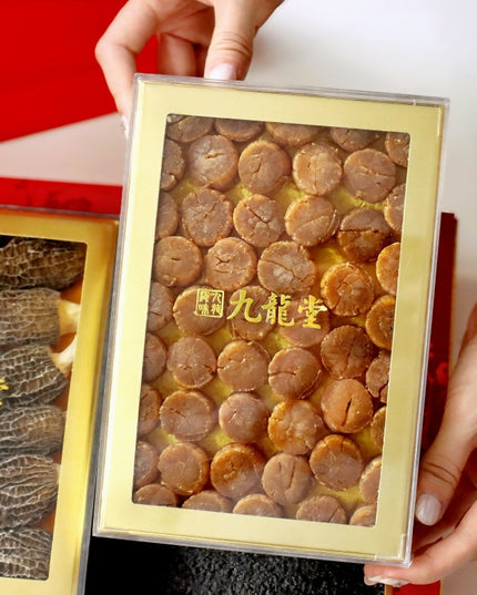 [Gift Box] Morel and Hokkaido Scallop Duo Gift Box - Ginseng, Deer Antler, Seafood 