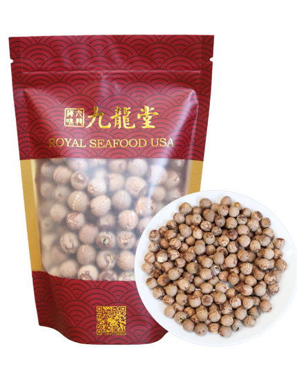Peeled and Core-Removed Red Hunan Lotus Seeds 8oz - Excellent for Soups and Porridges