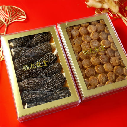 Caja de regalo de morillas y vieiras gigantes de Hokkaido, un surtido de mariscos y setas para regalar en Año Nuevo Chino, 1 caja