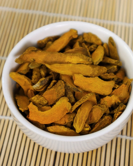 Rodajas de cúrcuma 227g secadas naturalmente, imprescindibles para sopas y tés