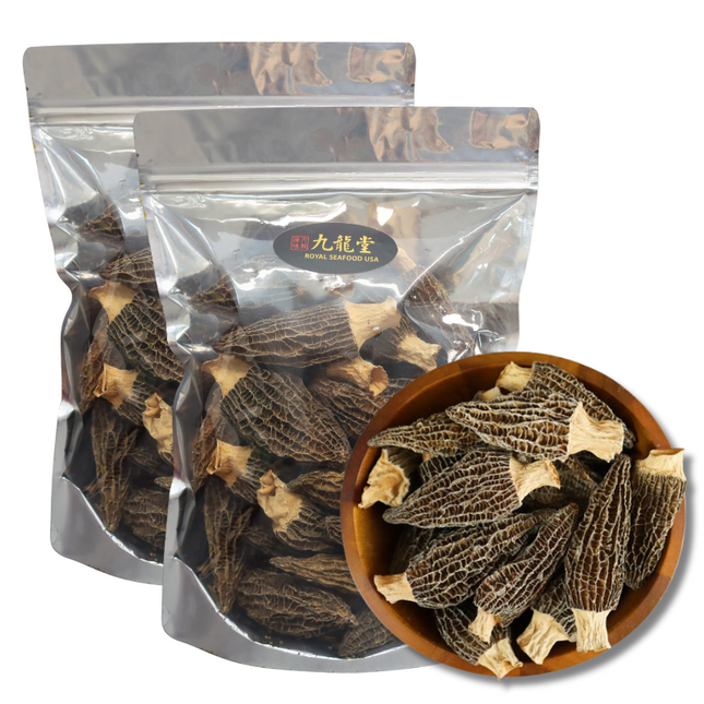 Large Dried Morels Mushroom 85g, Great for Soups, 100% All-Natural