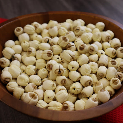 Dried Lotus Seeds (Core Removed), All-Natural, No Additives