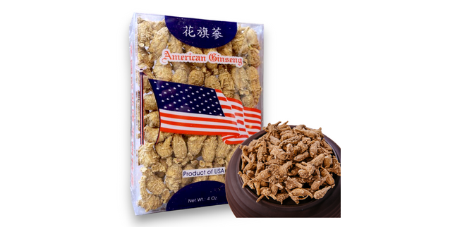 American Wisconsin Ginseng 10-Year-Old Semi-Wild Whole Root Ginseng 4oz