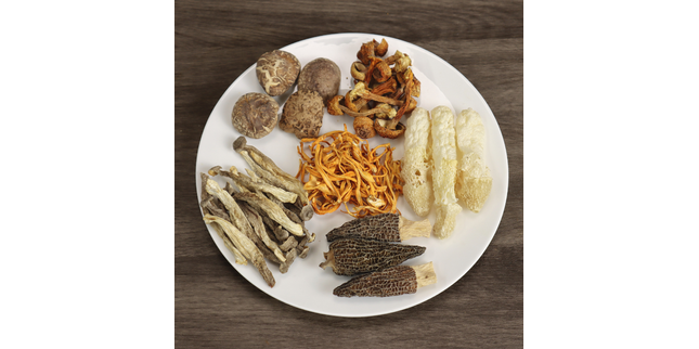 Premium Six Treasures Mushroom Soup Mix 100g Wild Bamboo Fungus Extra Large Morels