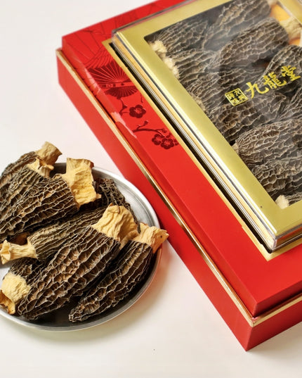 [Gift Box] Morel and Hokkaido Scallop Duo Gift Box - Ginseng, Deer Antler, Seafood 
