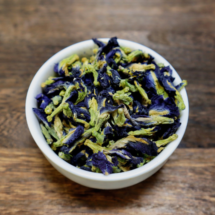 蝶豆花 2oz 天然花青素花草茶 奶茶烘焙原料