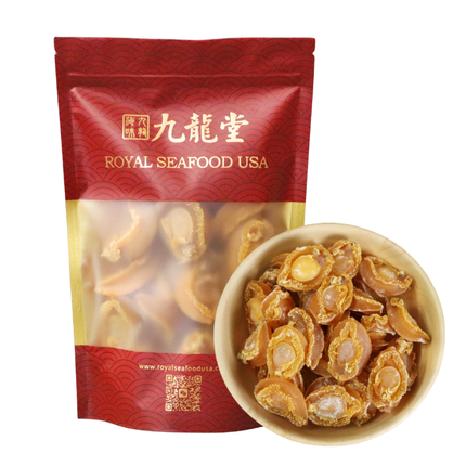 Dried Wild South American Abalone 38-45 Count, Sweet and Fresh