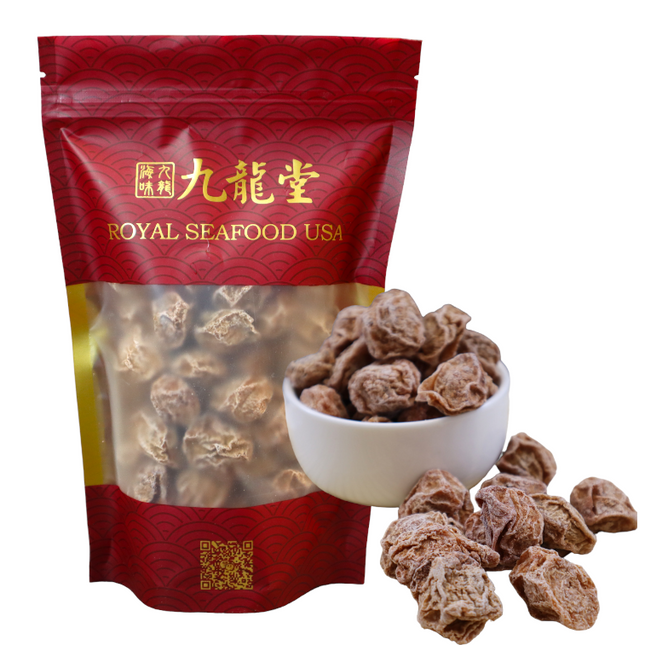 Extra-large sweet preserved plums,sweet and sour healthy snack.