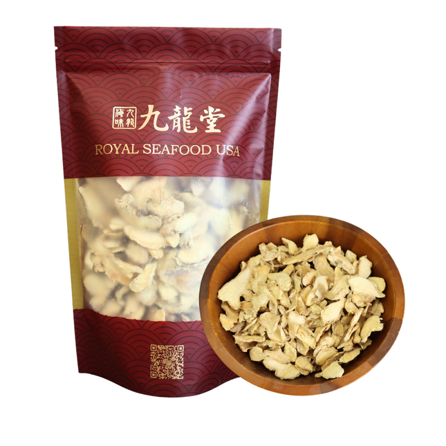 Dried Ginger Slices, Dried Ginger Tea, 8oz