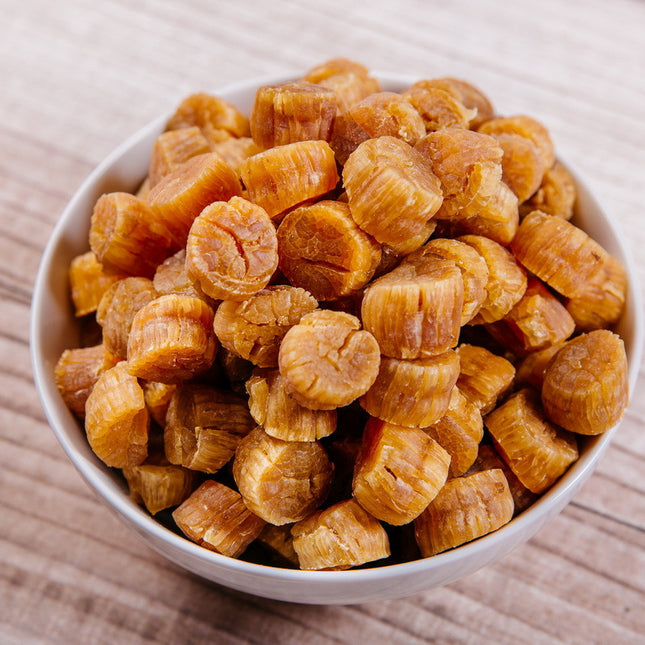 Premium Japanese Hokkaido Dried Scallops 8oz for Soup, Congee, XO Sauce
